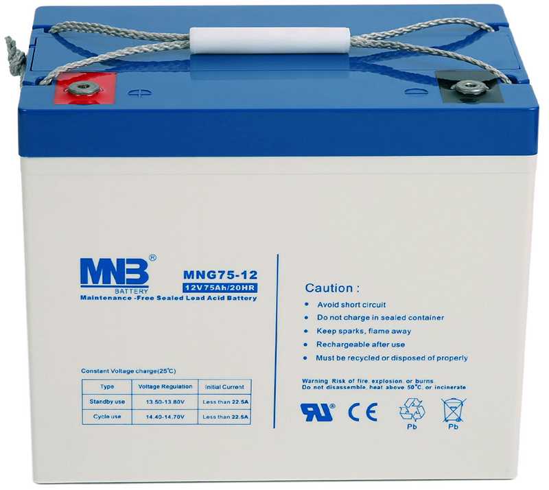 MNB Battery MNG 75-12 Аккумуляторы фото, изображение