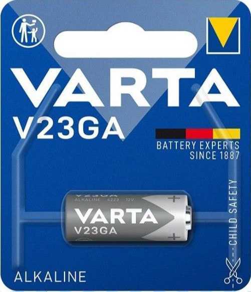 Батарейка Varta ELECTRONICS LR23/A23/MN21 BL1 Alkaline 12V (4223) (1/10/100) Элементы питания (батарейки) фото, изображение