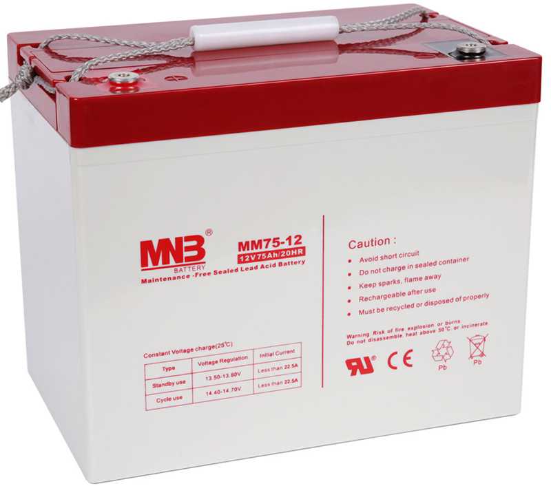 MNB Battery MM 75-12 Аккумуляторы фото, изображение