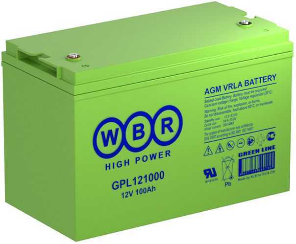 WBR GPL 121000 Аккумуляторы фото, изображение