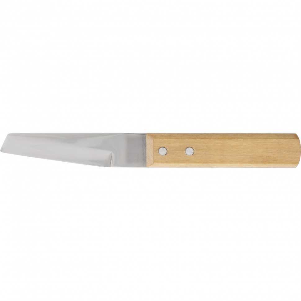 Нож хозяйственный, многоцелевой, деревянная рукоятка Сибртех Ножи строительные фото, изображение