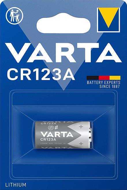 Батарейка Varta Professional CR123A BL1 Lithium 3V (6205) (1/10/100) Элементы питания (батарейки) фото, изображение