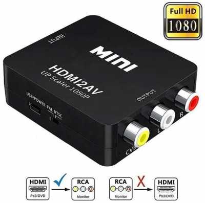 DD494 конвертер HDMI в RCA Преобразователи, конверторы видеосигнала фото, изображение